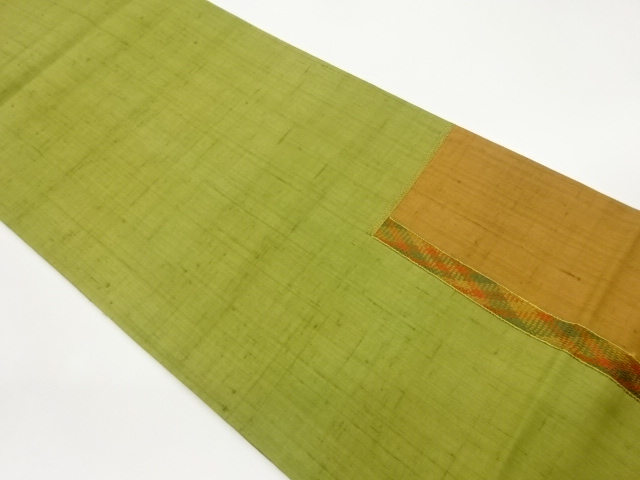 JAPANESE FUKURO OBI / TSUMUGI / PATCHWORK / WOVEN STRIPE